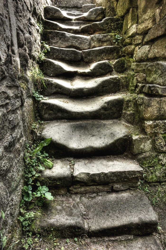 well worn stone stairway8